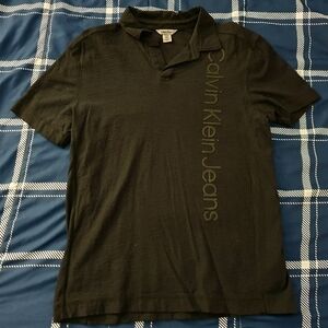 Calvin Klein Jeans Black Polo Shirt